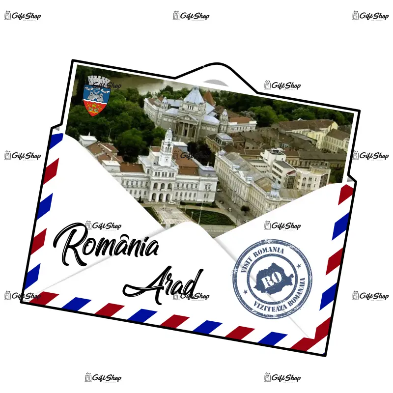 Magnet frigider, forma plic, personalizat